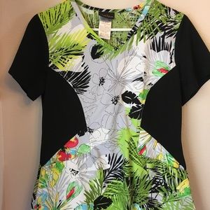 Preloved- 2 Scrub Tops Sm- Dickies/Careisma